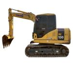 Used 13 Ton Hydraulic Mini Crawler Excavator Komatsu PC130-7 Backhoe Excavator