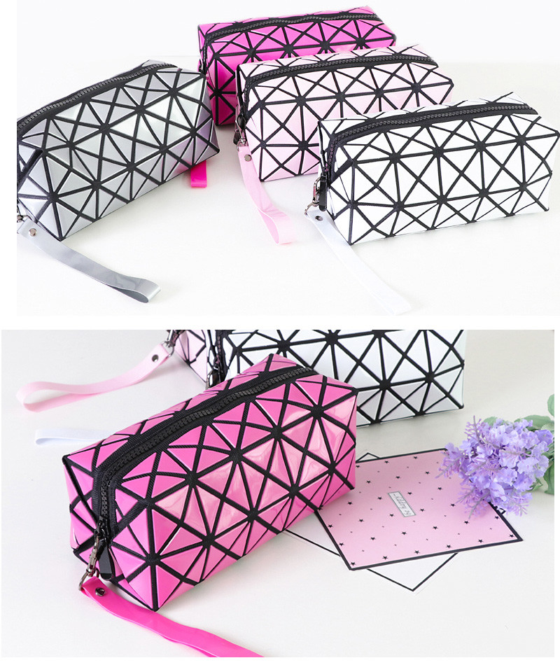 Beautiful Fashion Girl 3D PU Travel Cosmetic Bag