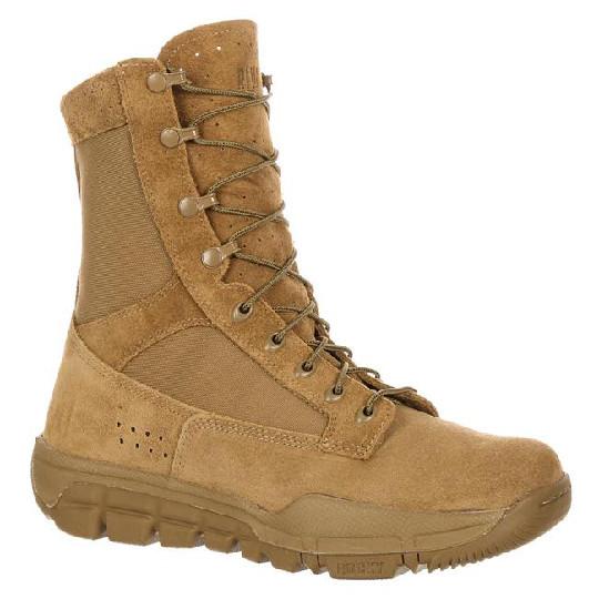 Buy cheap Water Resistant Leather Military Combat Boots 1000 Denier Cordura from wholesalers