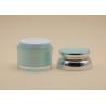 Buy cheap Green UV Spraying Cosmetic Cream Containers PP Cap With ABS Sheathed from wholesalers