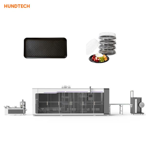 Buy cheap PVC HIPS Automatic Tray Forming Machine Four Pillar Hydraulic from wholesalers