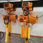 Hand Pulled Small Tonnage Chain Electric Crane Hoist For Beam Crane