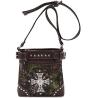 Buy cheap Camouflage Rhinestone Cross Pistol Buckle Western Crossbody Handbags Cowgirl Country Studded Purse Women Single Shoulder from wholesalers