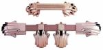 Buy cheap Pink Color Funeral Casket Handles Model 16# Environmental Friendly ABS Material from wholesalers