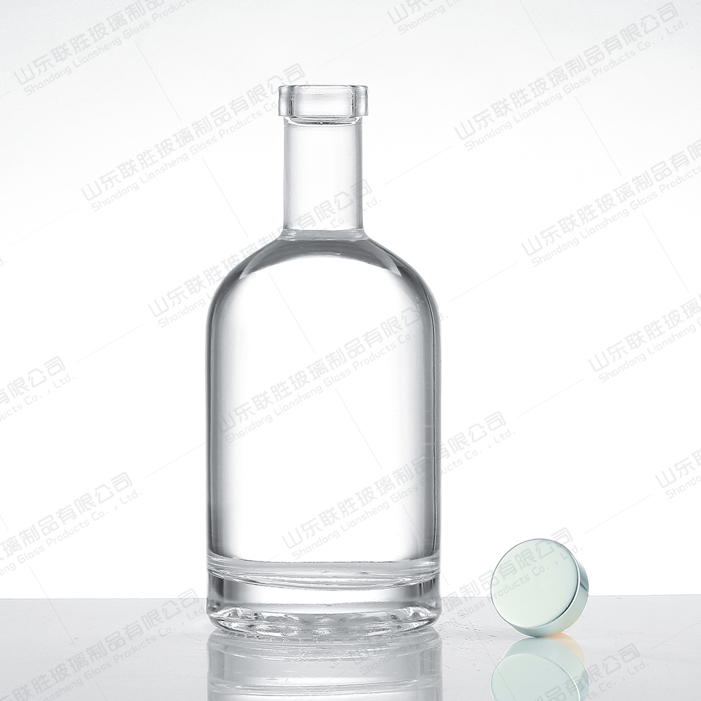 Rubber Stopper Sealing Type Glass Bottle for Customied Liquor Wine Whisky Vodka Gin