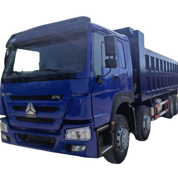 16 Wheeler HOWO 8X4 Heavy-duty Used Tipper Dump Truck with 300-400L Fuel Tank