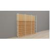 Buy cheap 30kg Capacity Miniso Display Rack For Merchandise Display 5Layers Steel Wood Structure from wholesalers
