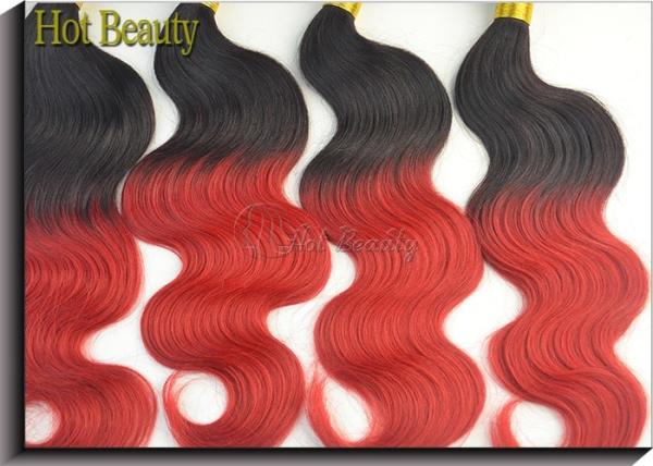 Buy cheap 10" - 28" Human Hair Weave Bundles / 1 PC Non Remy Hair Extensions from wholesalers