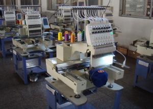 China High Speed Automatic Embroidery Machine , Multi - Languages 1 Head Embroidery Machine New on sale