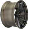 Buy cheap 18 19 20 inch two piece aluminum car wheel brown colour brush PCD 5x114.3 forged car rims from wholesalers