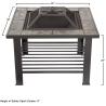Buy cheap Wood Burning Barrel Outdoor Gas Firepit Garden 30'' Marble Tile Brazier from wholesalers
