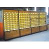 Buy cheap Wooden Eyeglass Display Case / Eyewear Display Case Double Side With Light from wholesalers