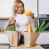 Buy cheap Gravure Printing Flat Bottom Kraft Paper Bag for Merchandise Nature Clothes Shopping from wholesalers