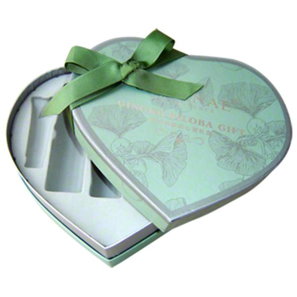 Buy cheap Heart Shape Beauty Gift Box Packaging Matte Finishi With Ribbion from wholesalers
