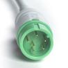 Buy cheap Grey Compatible IVY 5Lead ECG Cable AHA Snap 1m 3.0 diameter from wholesalers