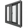 Buy cheap Interior Noiseless Folding Screen Aluminum Sliding Glass Windows Customized Size from wholesalers