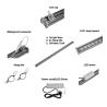 Buy cheap Aluminum UV120 4" 80W 395nm Indoor Growing LED Bar from wholesalers