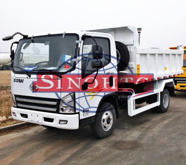 Buy cheap 5 Tons 6 Wheeler Light Duty Dump Trucks For Construction Material Transport from wholesalers