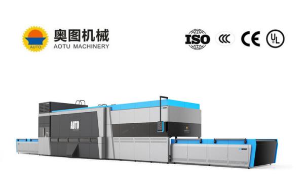 Buy cheap AOTU Machinery Factory direct Forced Convection type Double-chamber Glass Toughening Machine from wholesalers