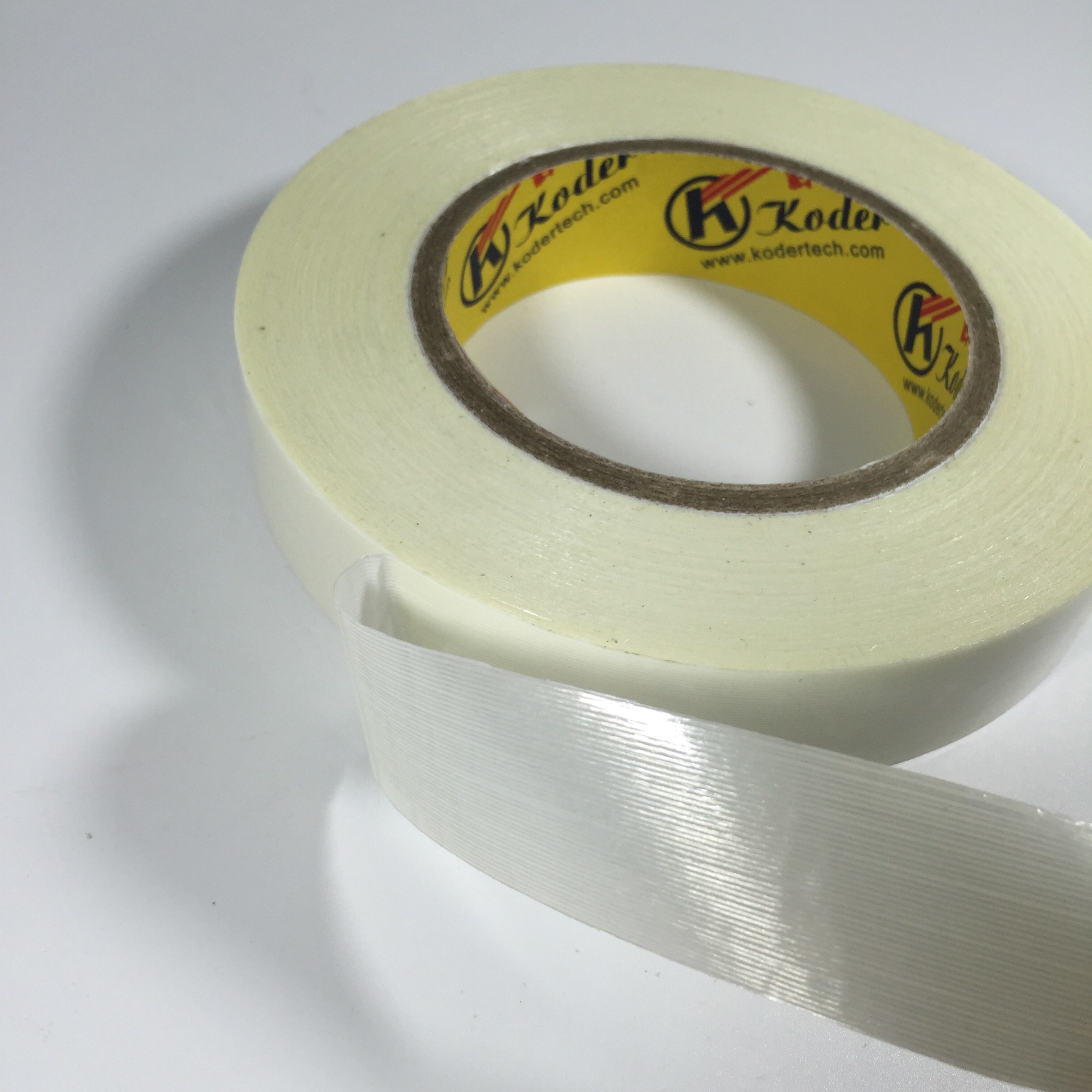 1.02 M Wide Transparent High-Adhesive Double-Sided Tape With PET Substrate And Reinforced Polyester Fiber Thread