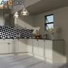 Buy cheap Solid Wood European Shaker Kitchen Cabinets with White Color and Super Susan Corner from wholesalers