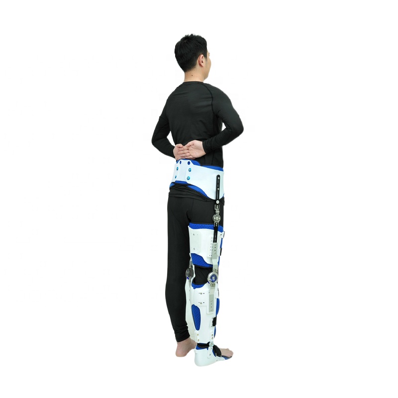 Hinged ROM Hip Knee Support Surgery Ligament Ankle Foot Orthosis Knee Fracture