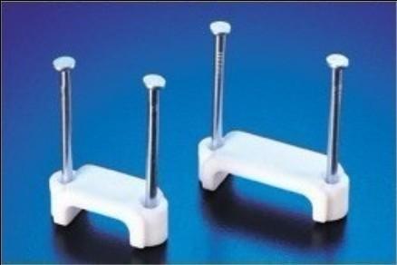 Buy cheap Double nail type flat cable clips from wholesalers