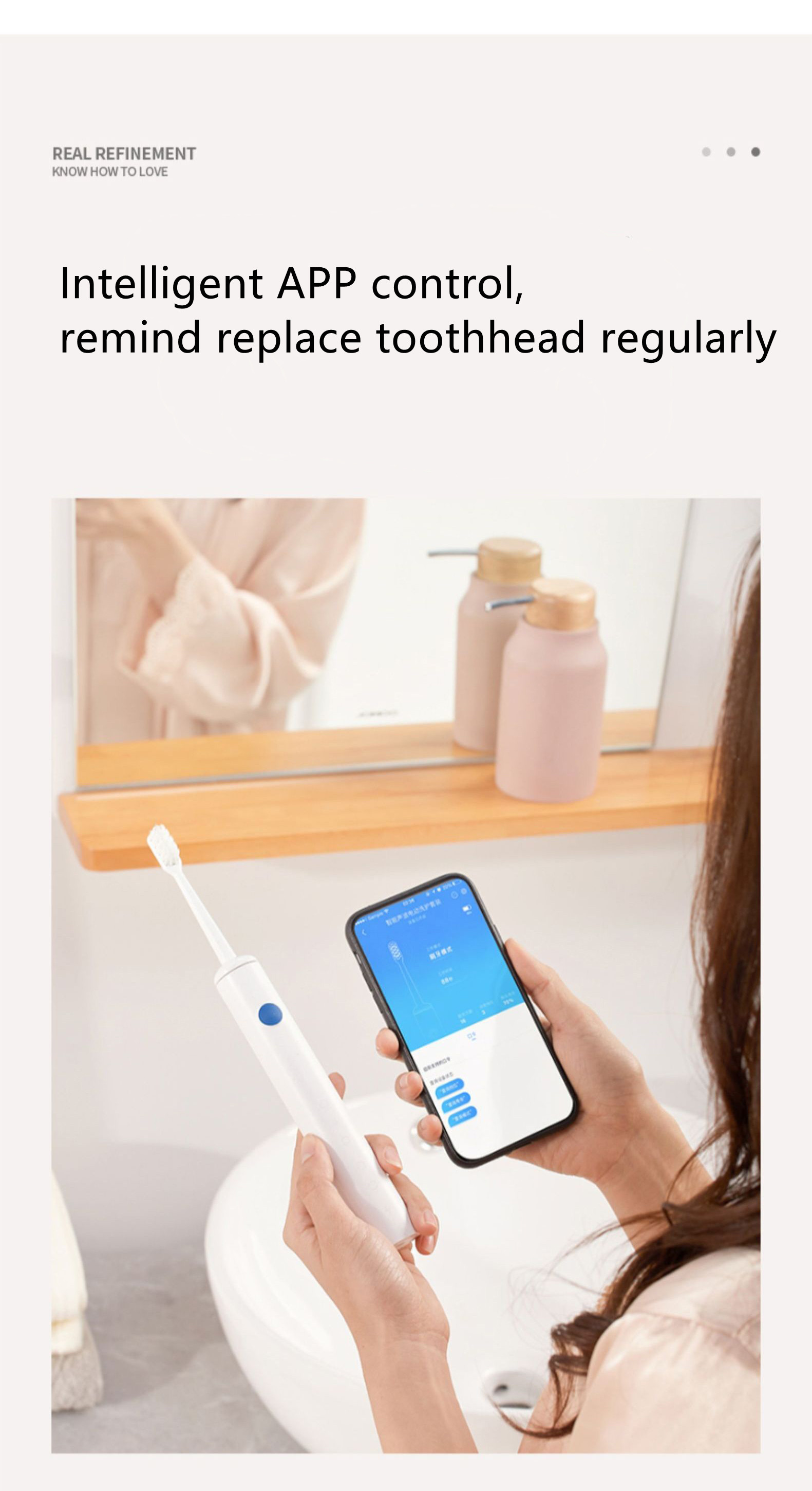 Portable Toothbrush 3 In 1 Sonic Electric Cleaning Tools