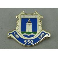 Buy cheap Custom Police Enamel Lapel Pin With Brooch Gold Plating / Brass product