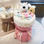 West Highland White Terrier Dog Plush Doll Bouquet Sloppy Puppy Bouquet Birthday