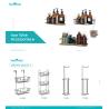 Buy cheap Bathroom Standing Paper Dispenser Toilet Tissue Paper Roll Storage Shelf Toilet Paper Holder from wholesalers