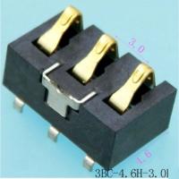 Buy cheap BC Battery Connector 3P Micro Usb Pcb Connector Metal Gold Color With White product