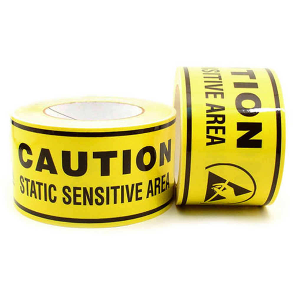 PE / PVC Safety Warning Tape For Floors Walls Danger Barricade Tape