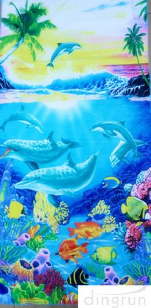 Buy cheap Cotton Custom Printed Beach Towels Dryfast Family Beach Towel for Kids from wholesalers