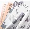 Buy cheap Chinese style retro calligraphy ancient style lotus flower flower packaging paper from wholesalers