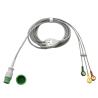 Buy cheap Round 13 Pin Connector 3.6m 3 Lead ECG Cable For Mediana D500 from wholesalers