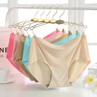 Buy cheap Anti-Static Seamless Underwear Female Breathable Ice Silk Mid Waist Underwear product
