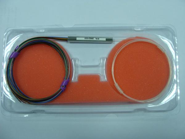 Buy cheap 1×8 FBT Fiber Optic Splitter, Steel Tube package, without connector from wholesalers