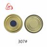 Buy cheap 307# 83.3mm Food Packaging Tinplate Can Lids Child Proof Smooth Surface from wholesalers
