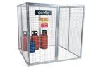 Folding Steel Stackable Storage Cage Design Metal Cages Gas Bottle Storage Cage