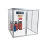 Buy cheap Folding Steel Stackable Storage Cage Design Metal Cages Gas Bottle Storage Cage from wholesalers
