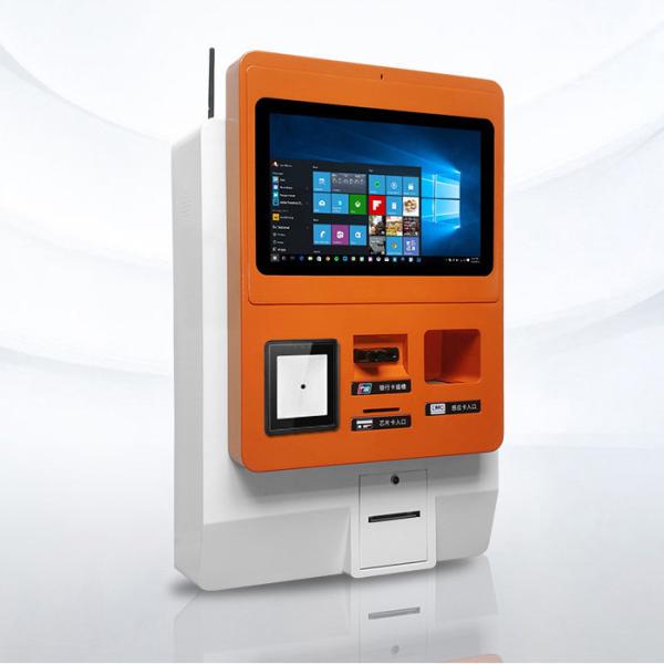 Buy cheap Space Saving Wallmount Touchscreen Kiosk 11" - 21" LCD Landscape Display from wholesalers