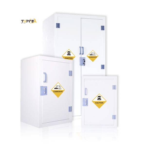 Buy cheap Lockable Polypropylene Safety Cabinet White Solvent Storage Cupboard from wholesalers