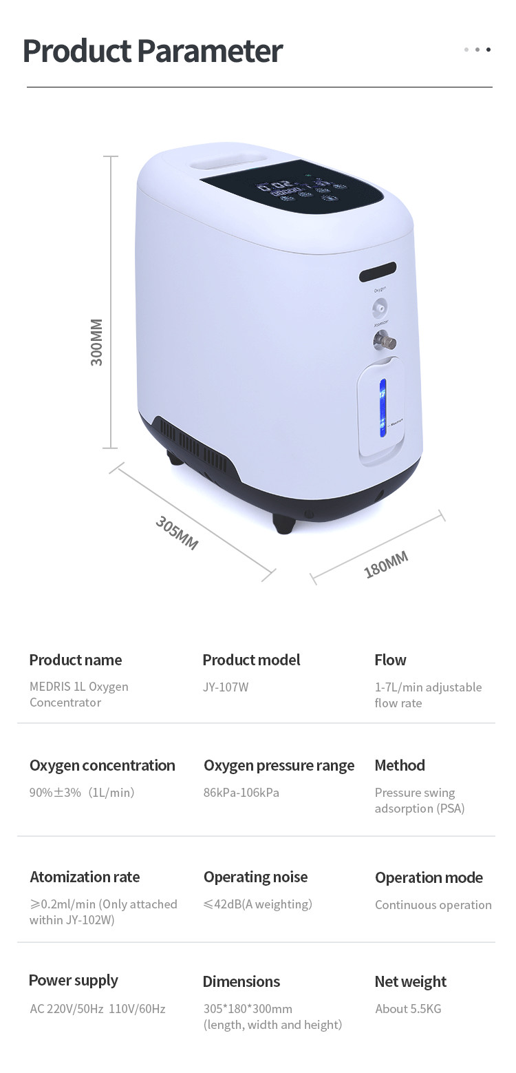 7L Home Oxygen Concentrator: High Precision Filtration & Compression For Effective Oxygen Therapy