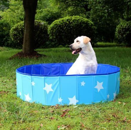 Buy cheap High quality Blue & Pink Pet Swimming Pool Portable Pool Dogs Cats Bathing Tub Bathtub Wash Tub Foldable Pet Bath Pool from wholesalers