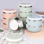 Layered Stainless Steel Thermal Tiffin Box thermal Insulated Food Container For