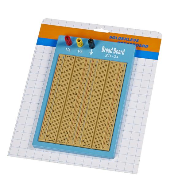 Quality 1680 Points Brown Solderless Circuit Board Twin Adhesive Back With Blue Plate for sale
