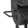 Buy cheap Outdoor Garden Party BBQ Grill with Trolley Cooking Area 67*38 cm Chrome Plated Finish from wholesalers