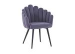 Industrial Armrest Tufted Modern Fabric Chair With Metal Legs