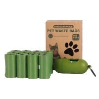 Buy cheap Dark Green Roll Biodegradable Dog Poop Bag Customized Logo size product
